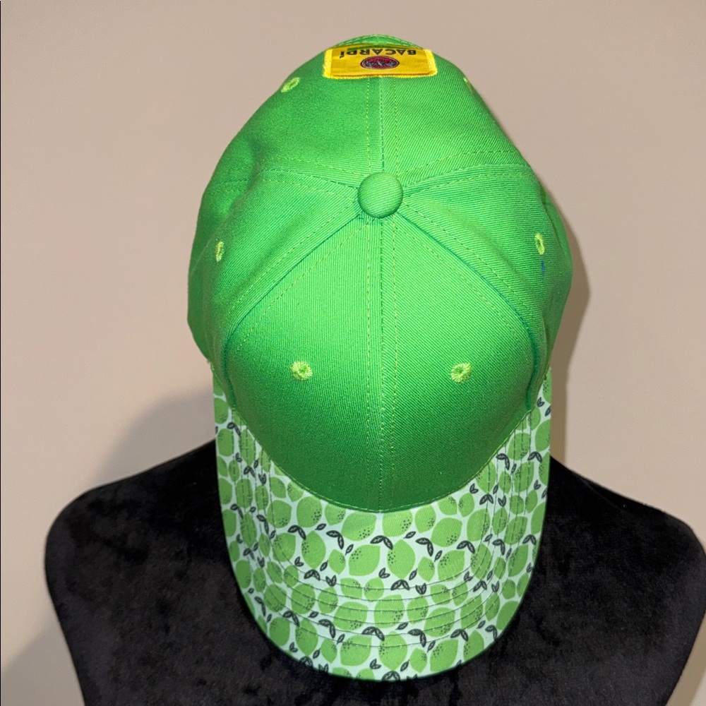 Bacardi Lime Rum Retro Baseball Hat NWOT